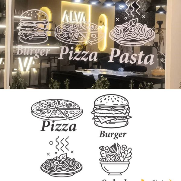 استیکر فست فود 1