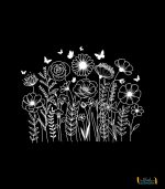 برچسب شیشه در ماشین طرح گل