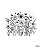 برچسب شیشه در ماشین طرح گل - Image 8