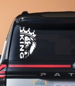 استیکر king با طرح نیمرخ شیر استیکر king با طرح نیمرخ شیر - Image 2 استیکر king با طرح نیمرخ شیر - Image 3 استیکر king با طرح نیمرخ شیر - Image 4 استیکر king با طرح نیمرخ شیر