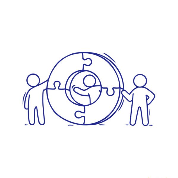 استیکر کار تیمی office teamwork 1