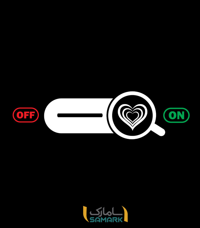 استیکر کافه on off