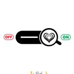 استیکر کافه on off
