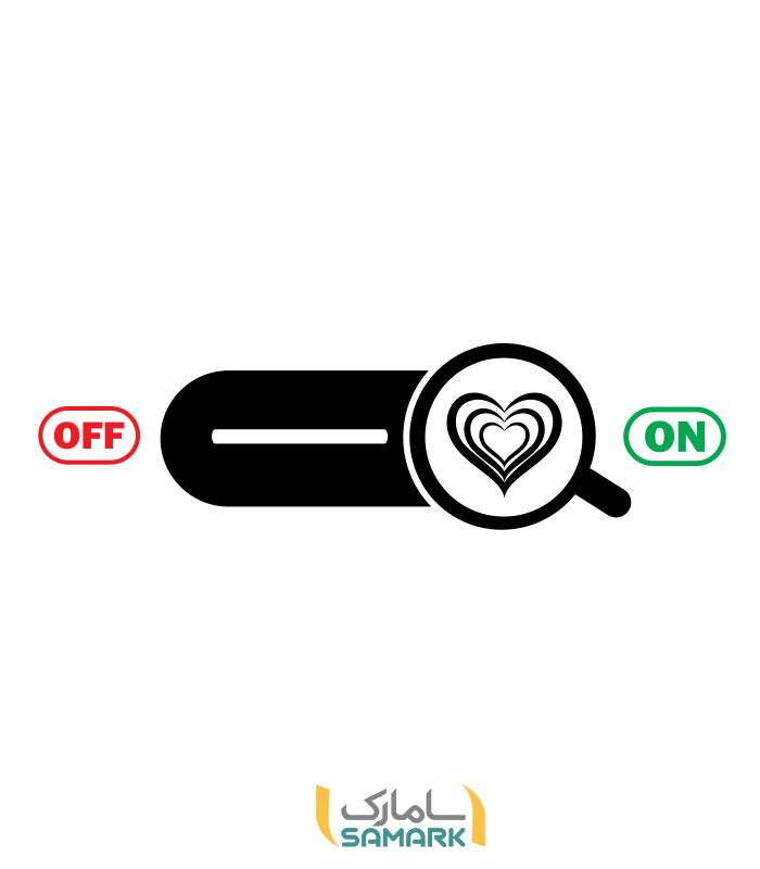استیکر کافه on off
