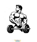 استیکر باشگاه بدنسازی مردانه 1