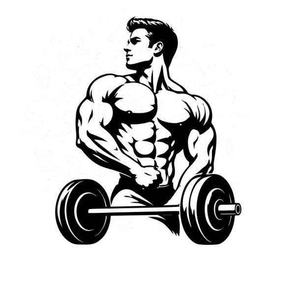 استیکر باشگاه بدنسازی مردانه 1