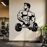 استیکر باشگاه بدنسازی مردانه 1