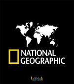 استیکر ماشین نشنال جئوگرافیک با نقشه جهان (national geographic)