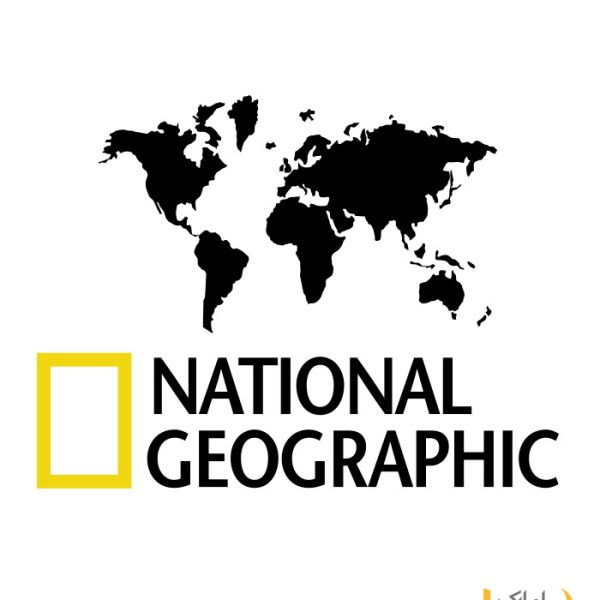 استیکر ماشین نشنال جئوگرافیک با نقشه جهان (national geographic)