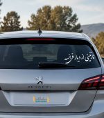 نوشته پشت ماشینی | نازنینی از دیار فرانسه