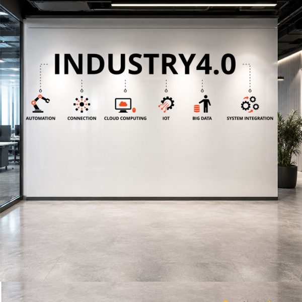 استیکر دیواری Industry 4.0