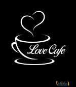 استیکر کافیشاپ love cafe