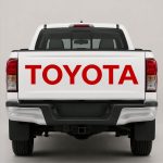 استیکر لوگوی toyota برای درب بار وانت