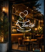 استیکر کافیشاپ love cafe