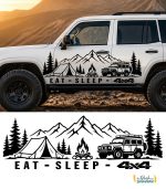 برچسب آفرودی EAT SLEEP 4&4